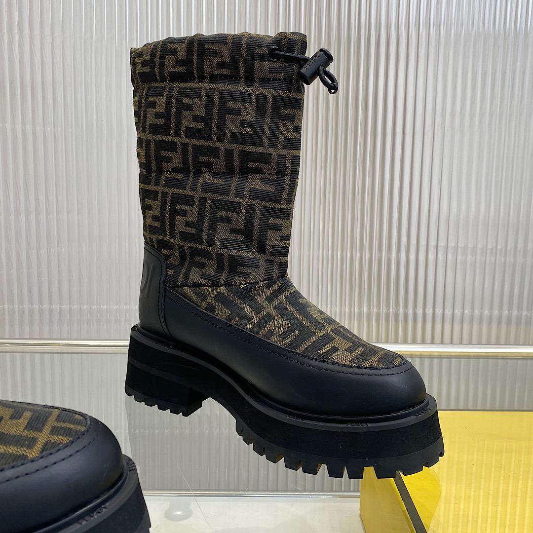 Fendi FF Logo Boots - PerfectKickZ