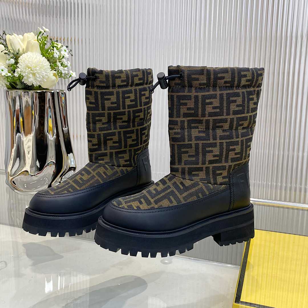 Fendi FF Logo Boots - PerfectKickZ