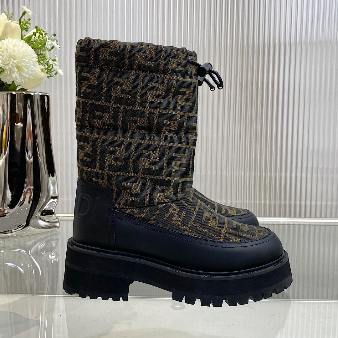 Fendi FF Logo Boots - PerfectKickZ