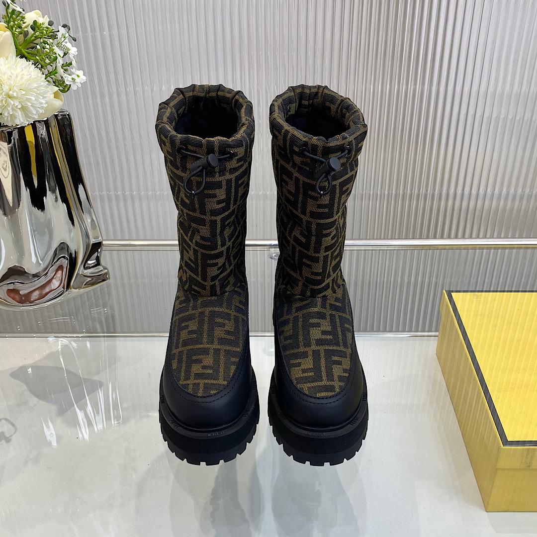 Fendi FF Logo Boots - PerfectKickZ
