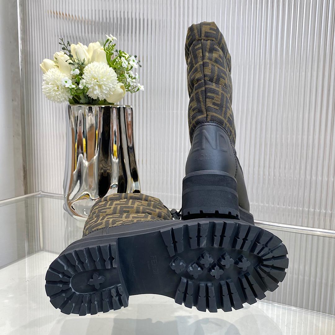 Fendi FF Logo Boots - PerfectKickZ