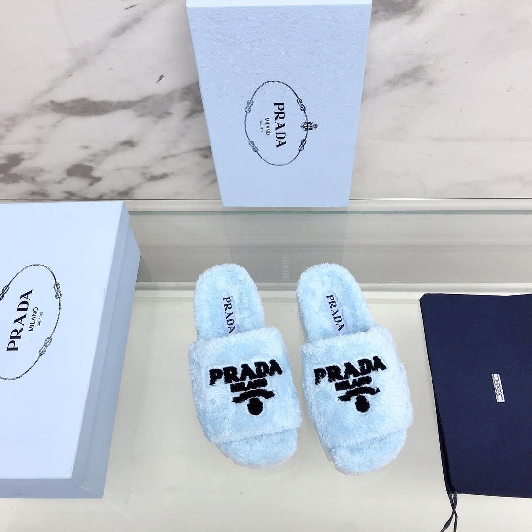 Prada Terry Cloth Slides - PerfectKickZ