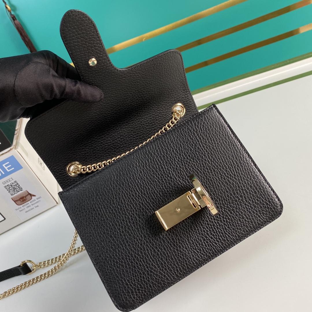 Gucci Interlocking Leather Crossbody Bag(20-15-7.5cm)   510304 - PerfectKickZ