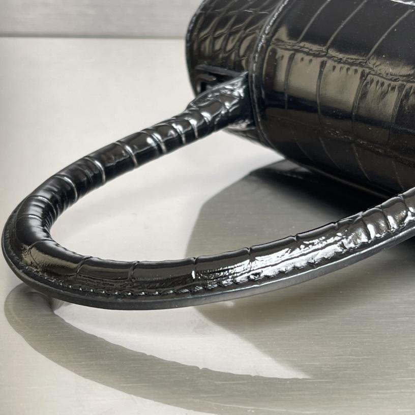 Balenciaga Degrade Crocodile Embossed Hourglass Small Crossbody Bag(23-10-24cm) - PerfectKickZ