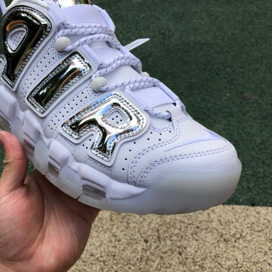 Nike Air More Uptempo Chrome Sneaker    917593-100 - PerfectKickZ