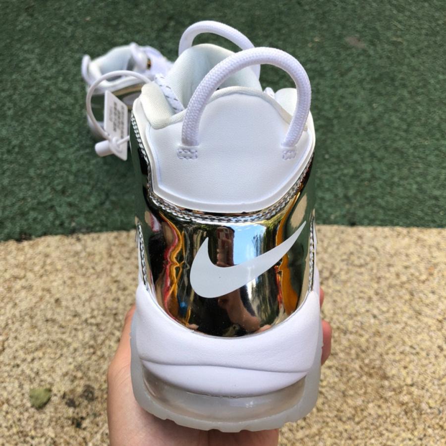 Nike Air More Uptempo Chrome Sneaker    917593-100 - PerfectKickZ