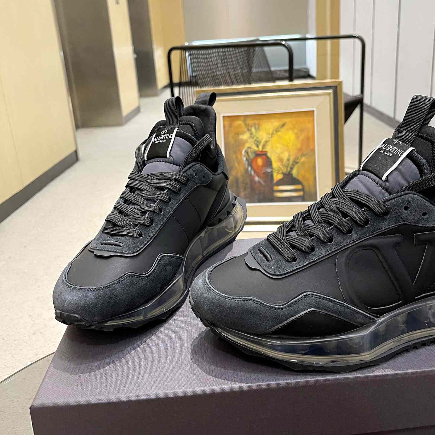 Valenti Netrunner Fabric And Suede Sneaker - PerfectKickZ