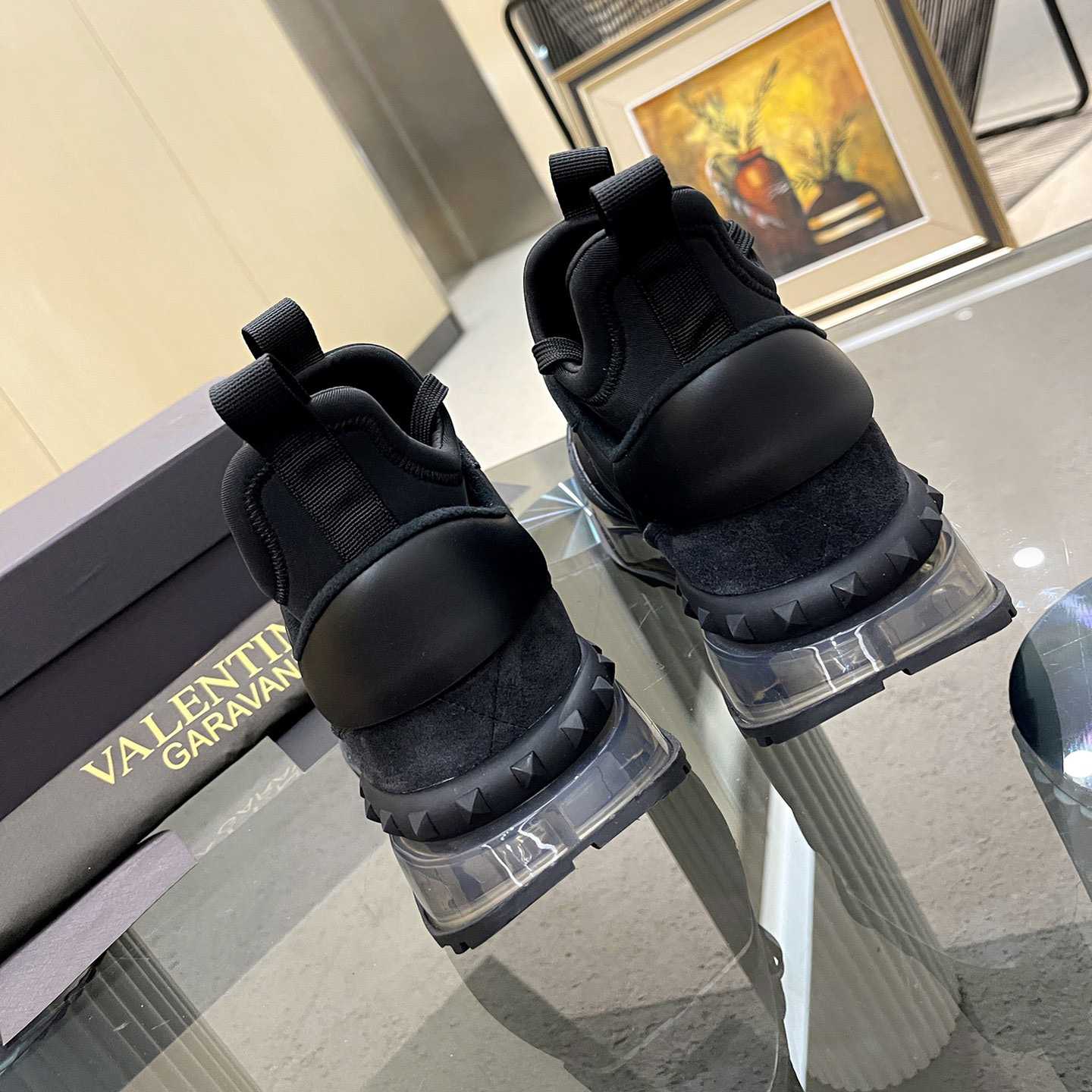 Valenti Netrunner Fabric And Suede Sneaker - PerfectKickZ