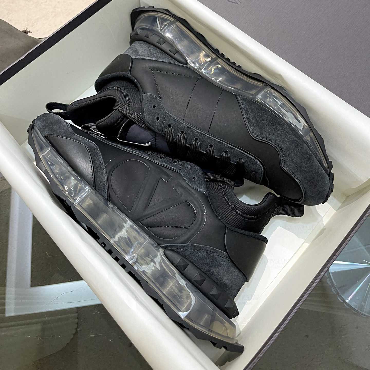 Valenti Netrunner Fabric And Suede Sneaker - 
