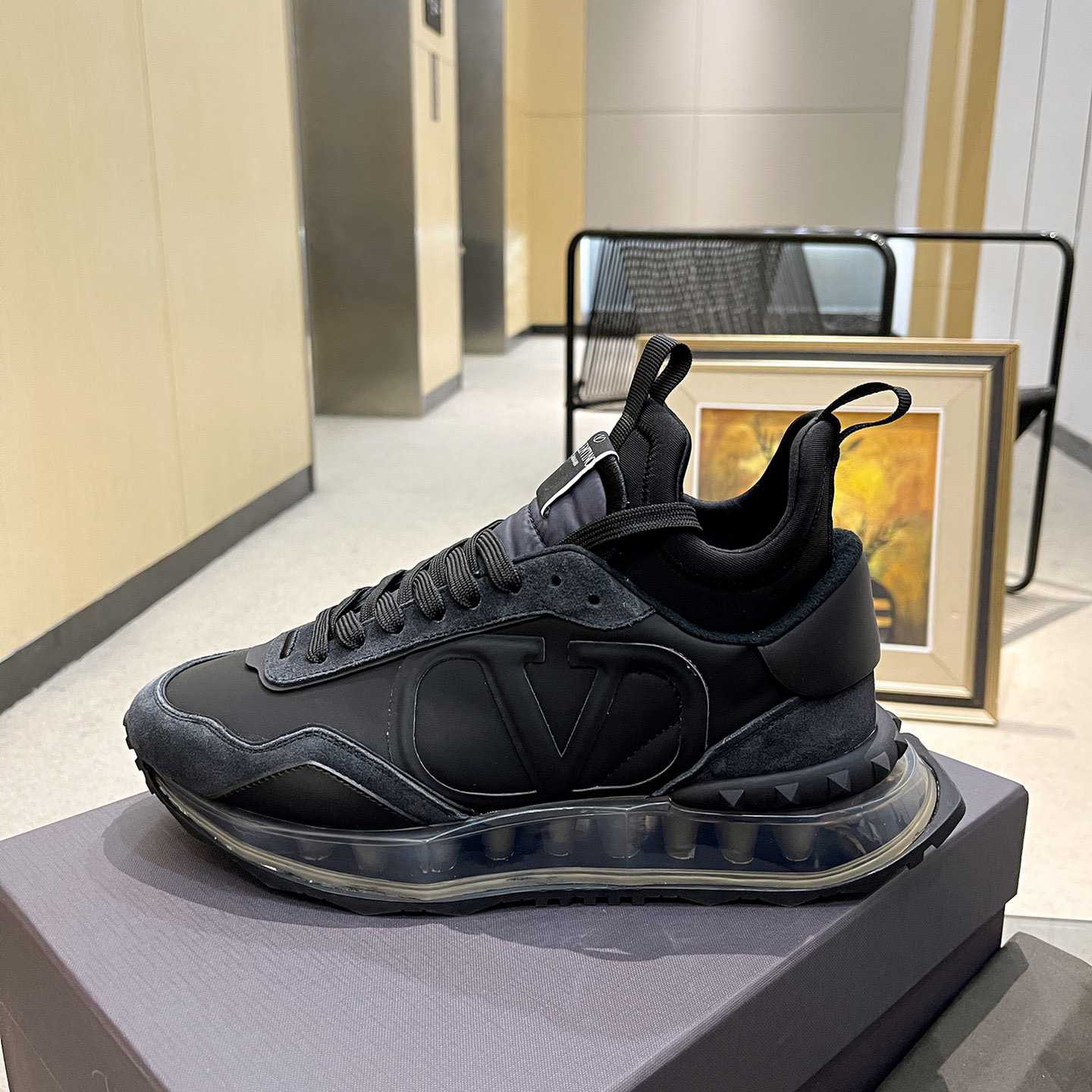 Valenti Netrunner Fabric And Suede Sneaker - 