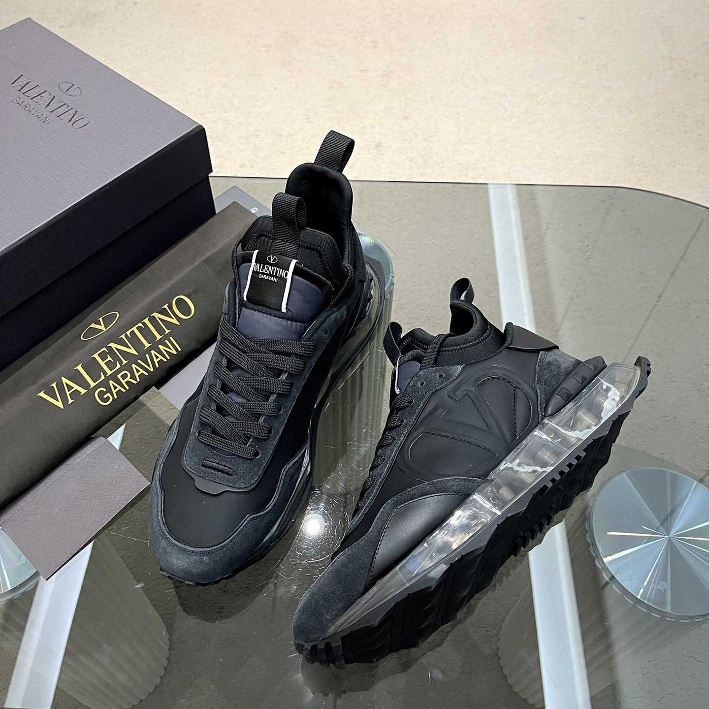 Valenti Netrunner Fabric And Suede Sneaker - 