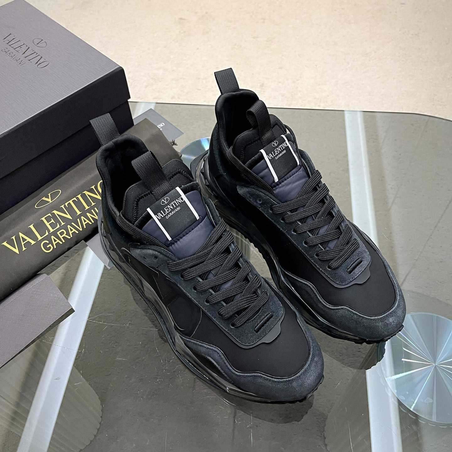 Valenti Netrunner Fabric And Suede Sneaker - 
