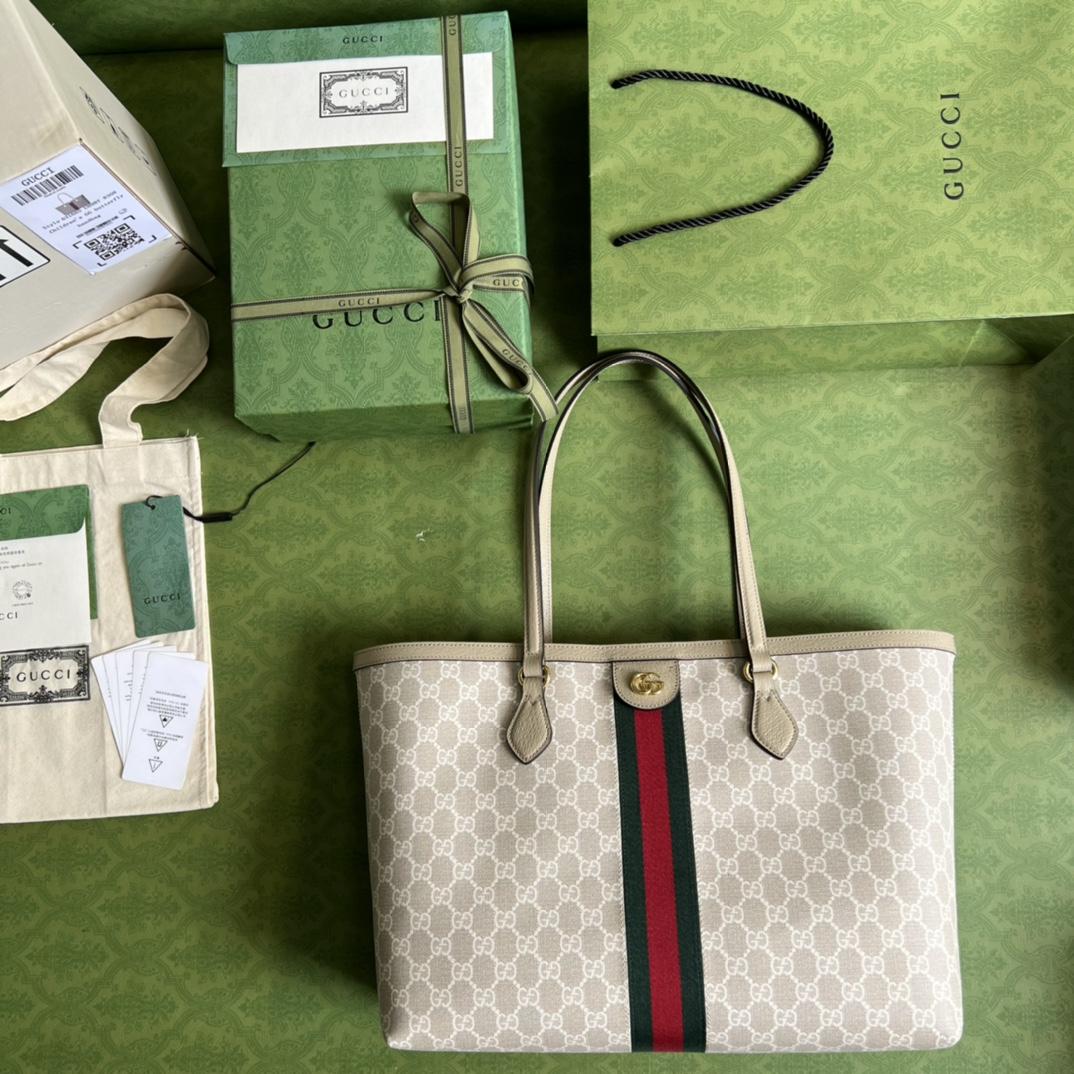 Gucci Ophidia GG Medium Tote(38-28-14cm) - PerfectKickZ