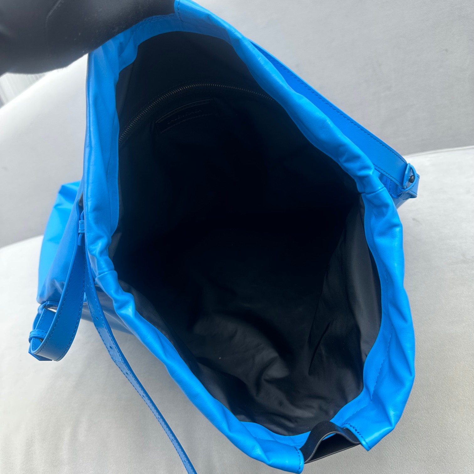Balenciaga Trash Bag Large Pouch In Blue(37-40-52cm) - PerfectKickZ