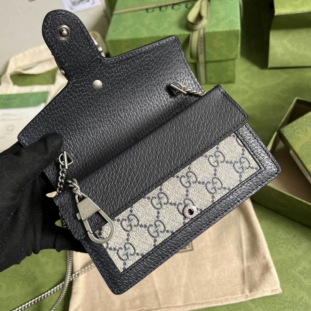 Gucci Dionysus Leather Super Mini Bag(16.5-10-4.5cm)    - PerfectKickZ