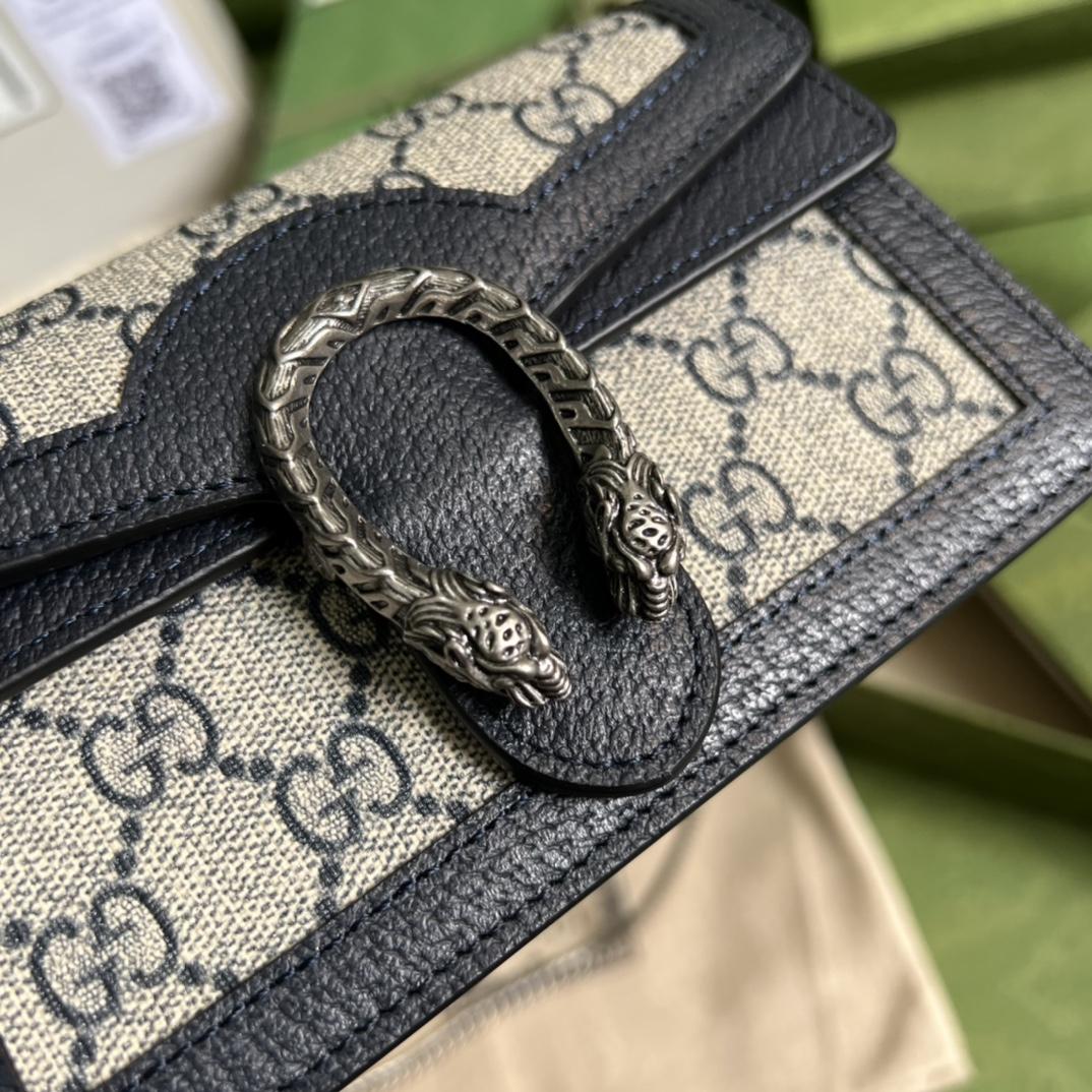 Gucci Dionysus Leather Super Mini Bag(16.5-10-4.5cm)    - PerfectKickZ