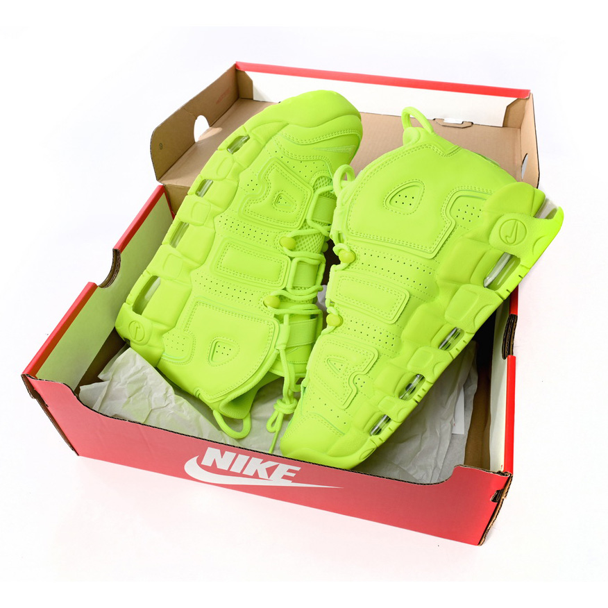 Air More Uptempo Fluorescent Green Sneaker     DX1790-700  - PerfectKickZ