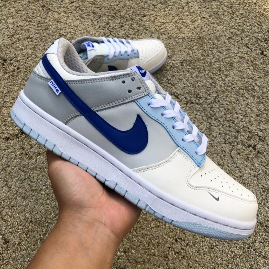 Nike Dunk Low GS Ivory Hyper Royal Sneaker     FB1843-141 - PerfectKickZ