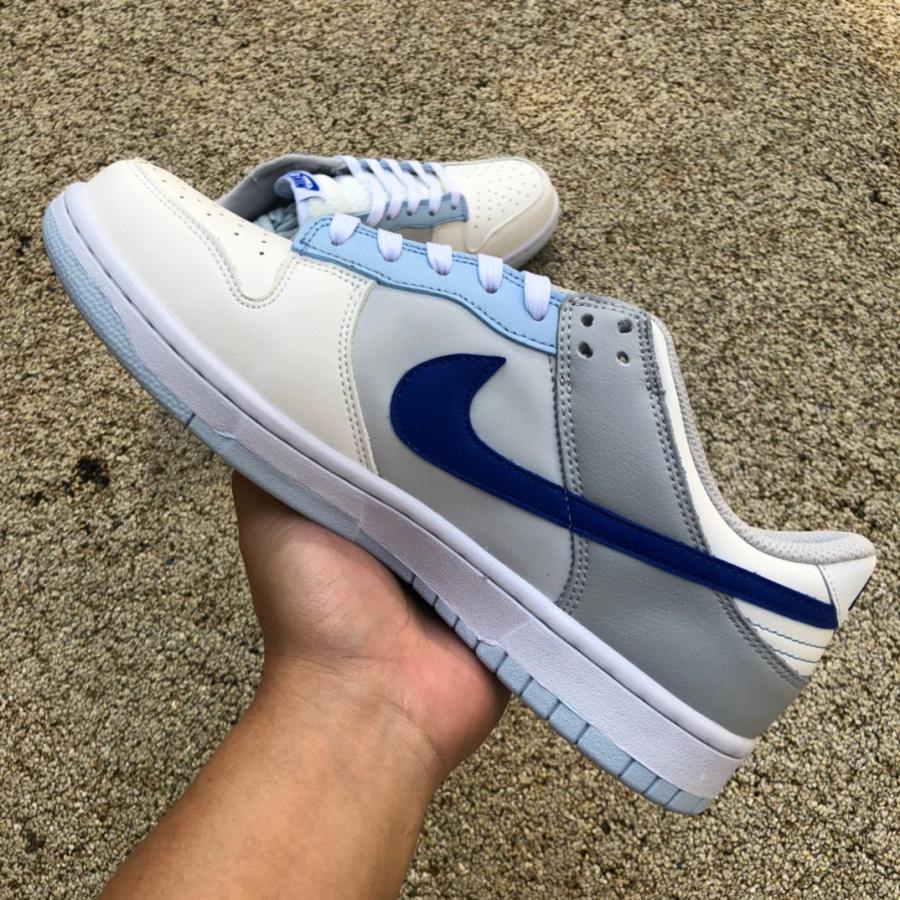 Nike Dunk Low GS Ivory Hyper Royal Sneaker     FB1843-141 - PerfectKickZ