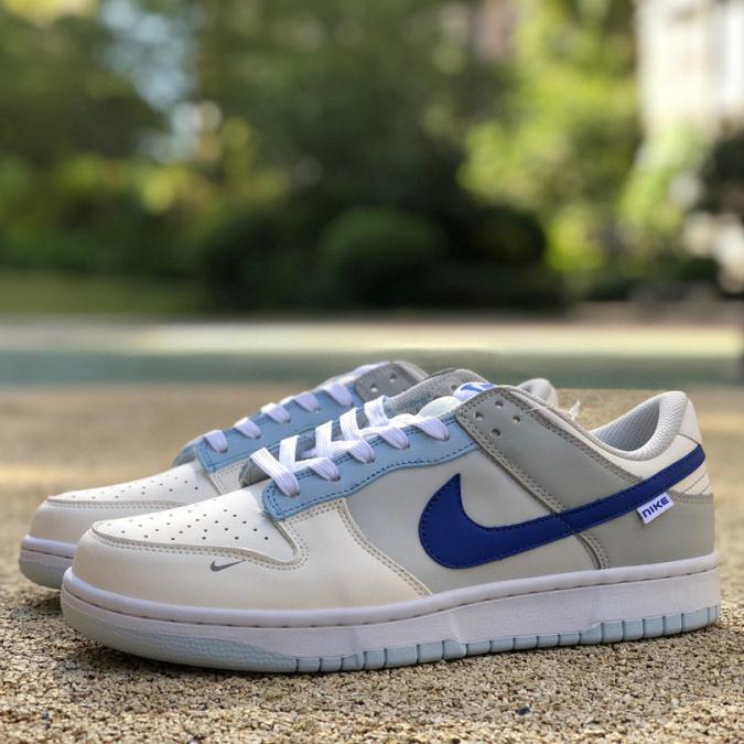 Nike Dunk Low GS Ivory Hyper Royal Sneaker     FB1843-141 - PerfectKickZ