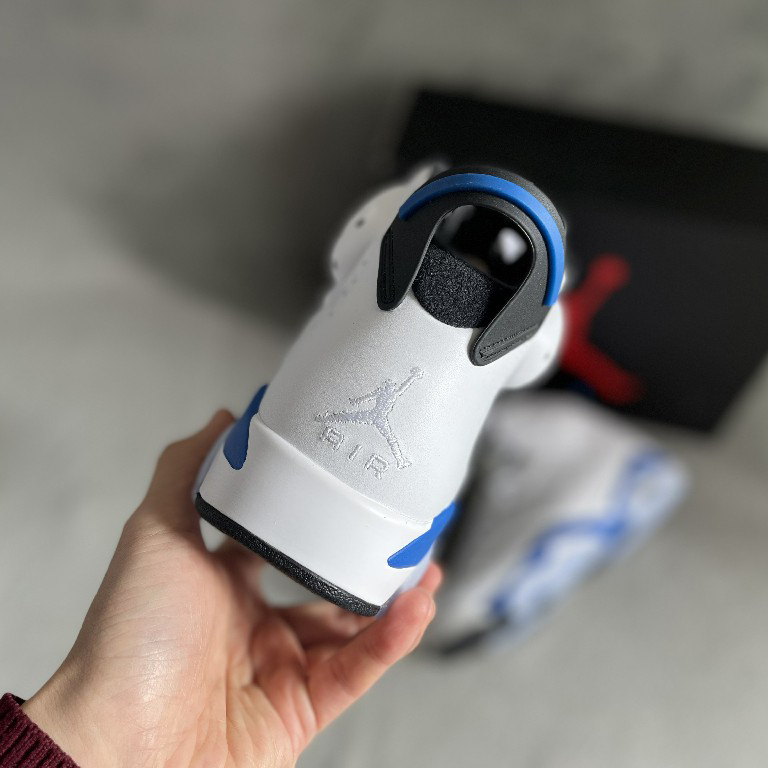 Air Jordan 6 Retro “Sport Blue” Sneaker     384664-107 - PerfectKickZ