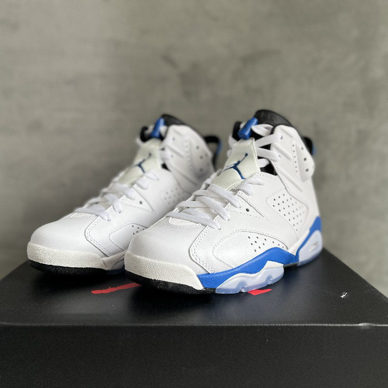 Air Jordan 6 Retro “Sport Blue” Sneaker     384664-107 - PerfectKickZ