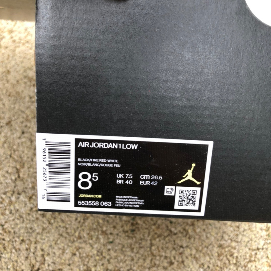Air Jordan 1 Low AJ1 Sneaker   553558-063 - PerfectKickZ