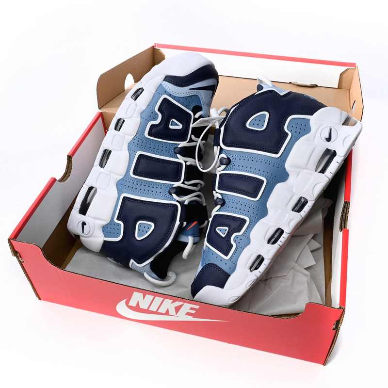 Nike Air More Uptempo Blue and Black Chara Cters Sneaker     415082-404  - PerfectKickZ