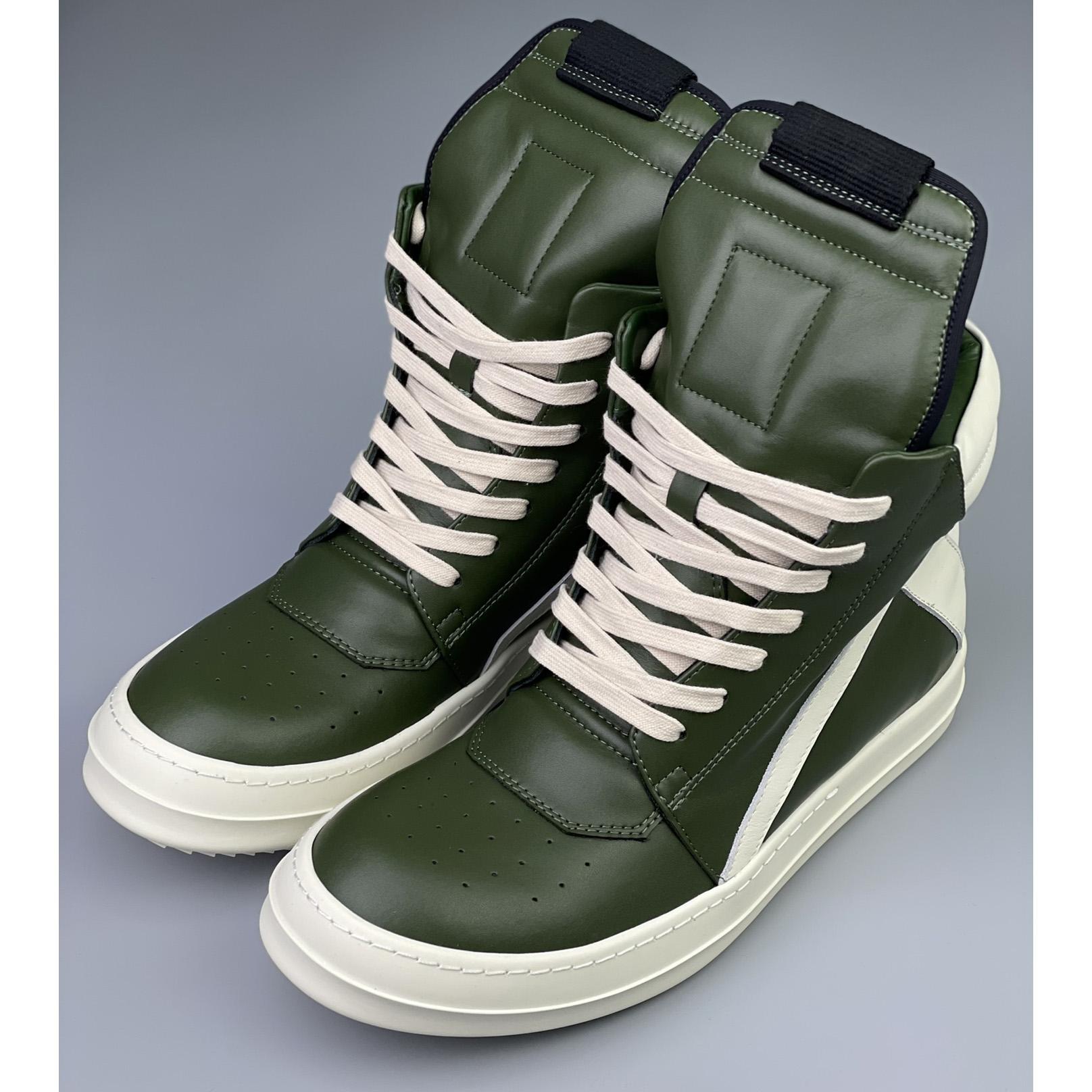 Rick Owens Geobasket High Top Sneakers - PerfectKickZ
