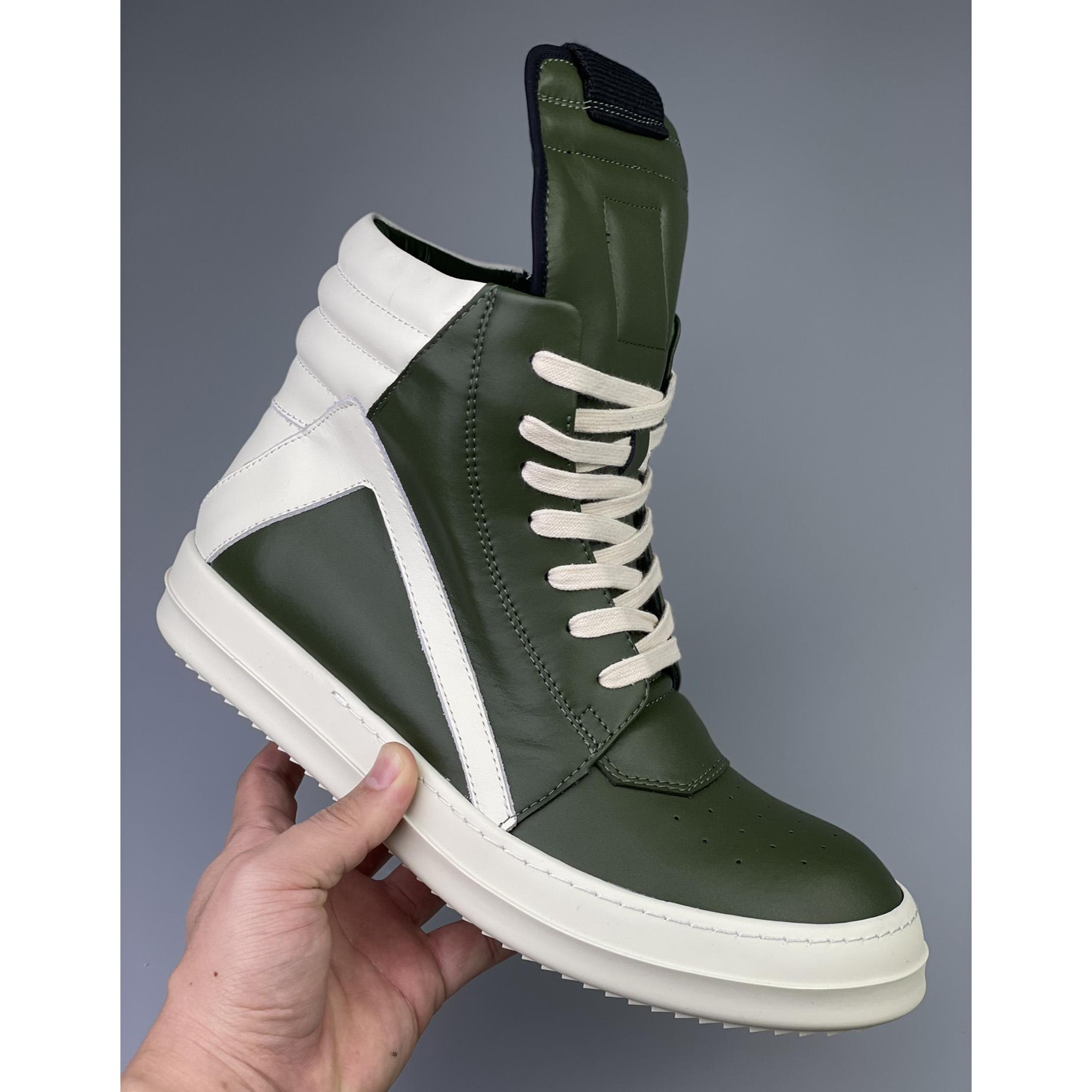 Rick Owens Geobasket High Top Sneakers - PerfectKickZ