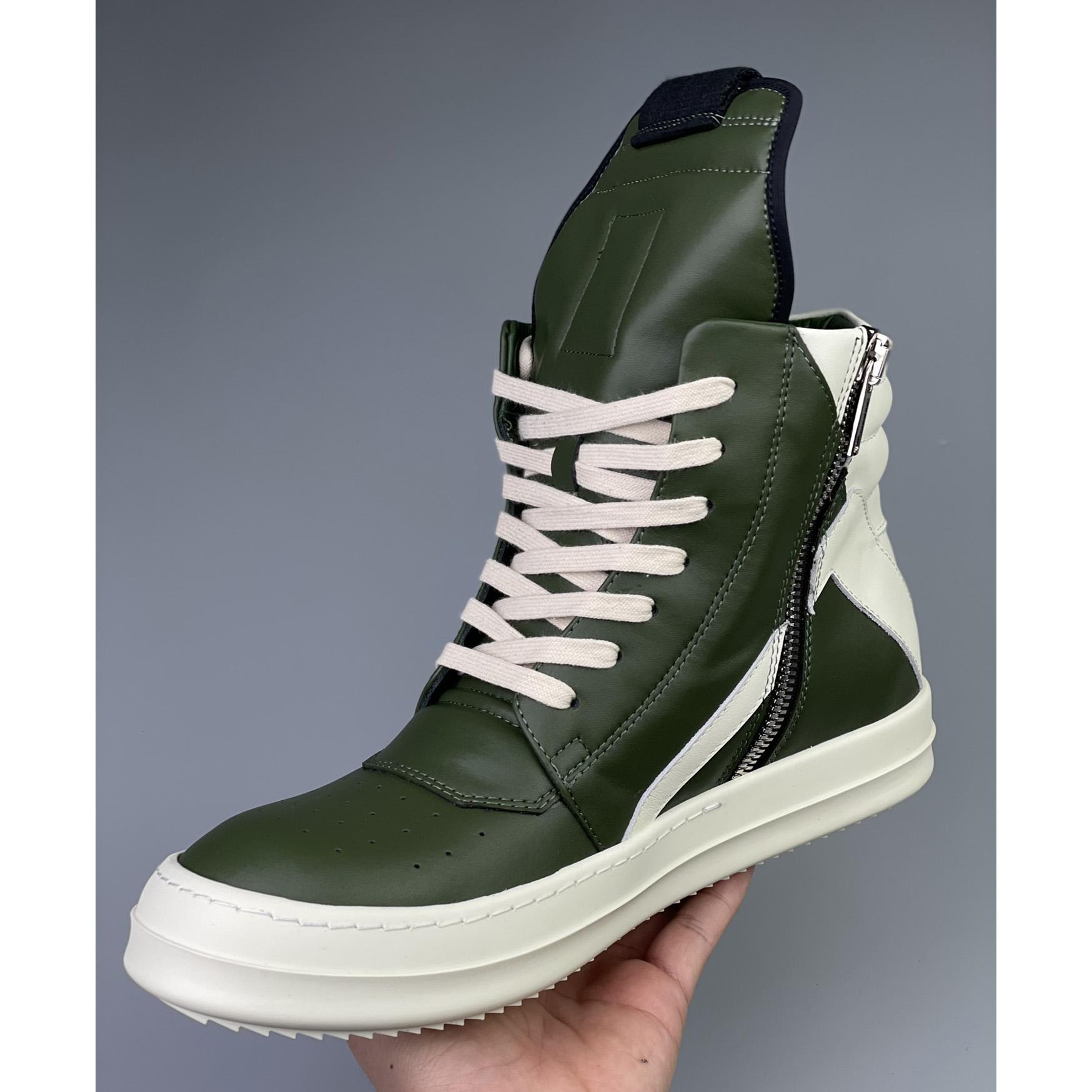 Rick Owens Geobasket High Top Sneakers - PerfectKickZ