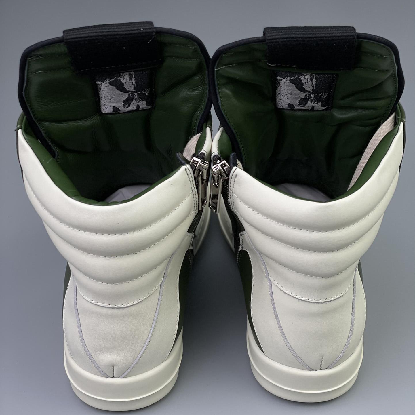 Rick Owens Geobasket High Top Sneakers - PerfectKickZ