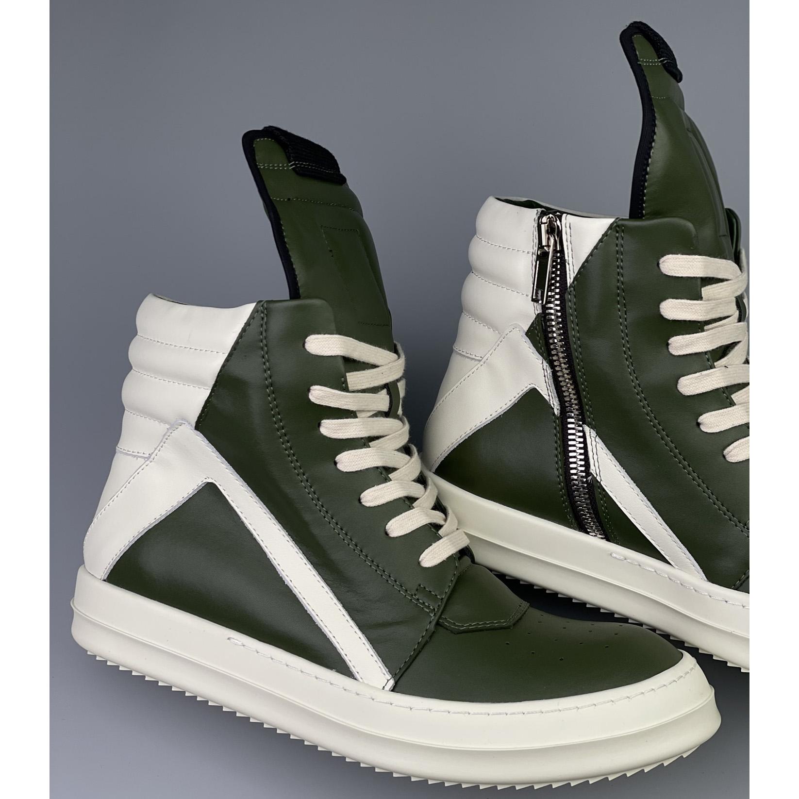 Rick Owens Geobasket High Top Sneakers - PerfectKickZ