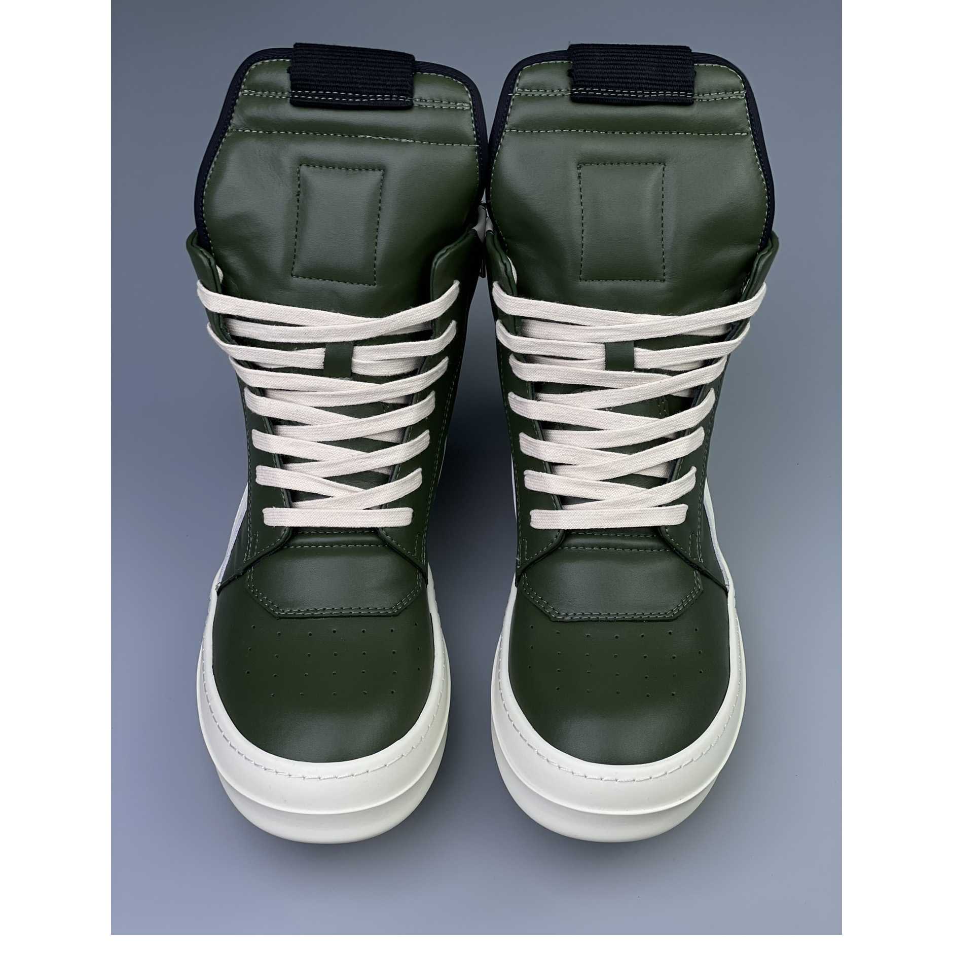 Rick Owens Geobasket High Top Sneakers - PerfectKickZ