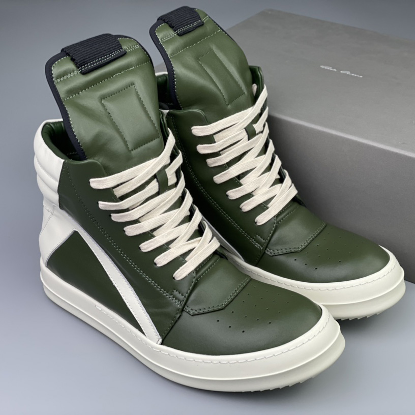 Rick Owens Geobasket High Top Sneakers - PerfectKickZ