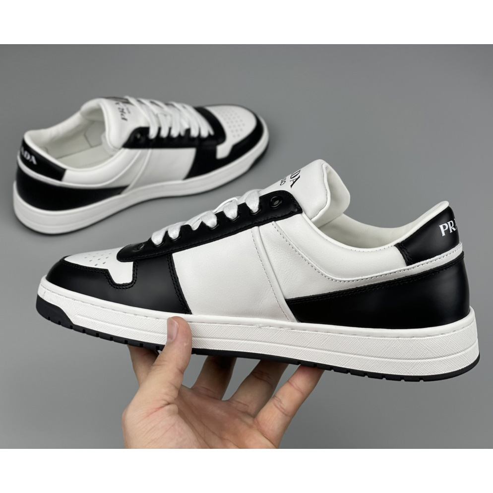 Prada Downtown Leather Sneakers - PerfectKickZ
