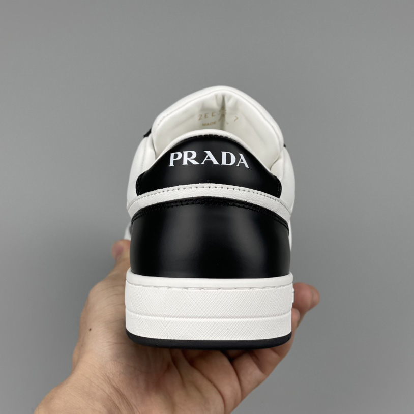 Prada Downtown Leather Sneakers - PerfectKickZ