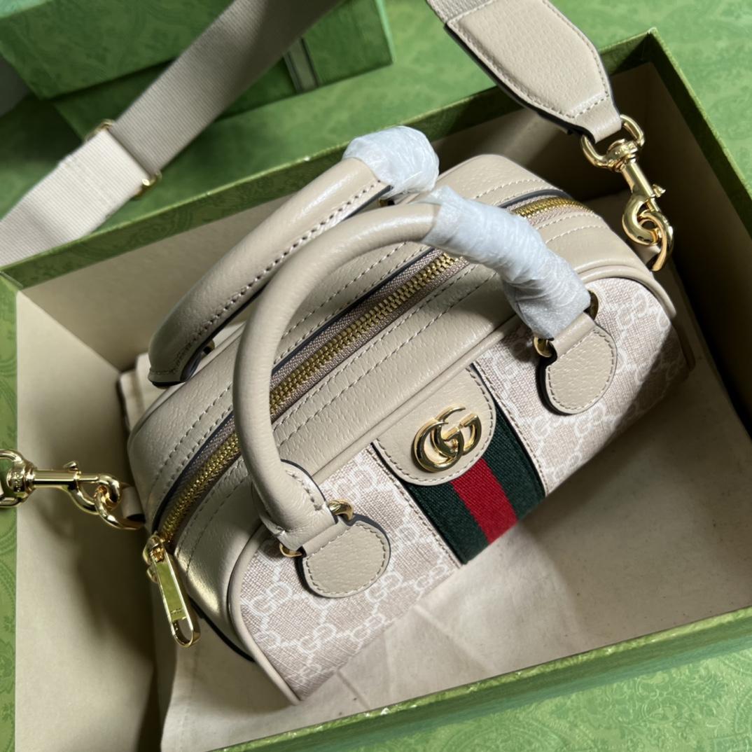 Gucci Ophidia GG Mini Top Handle Bag(21-12-10cm) - PerfectKickZ