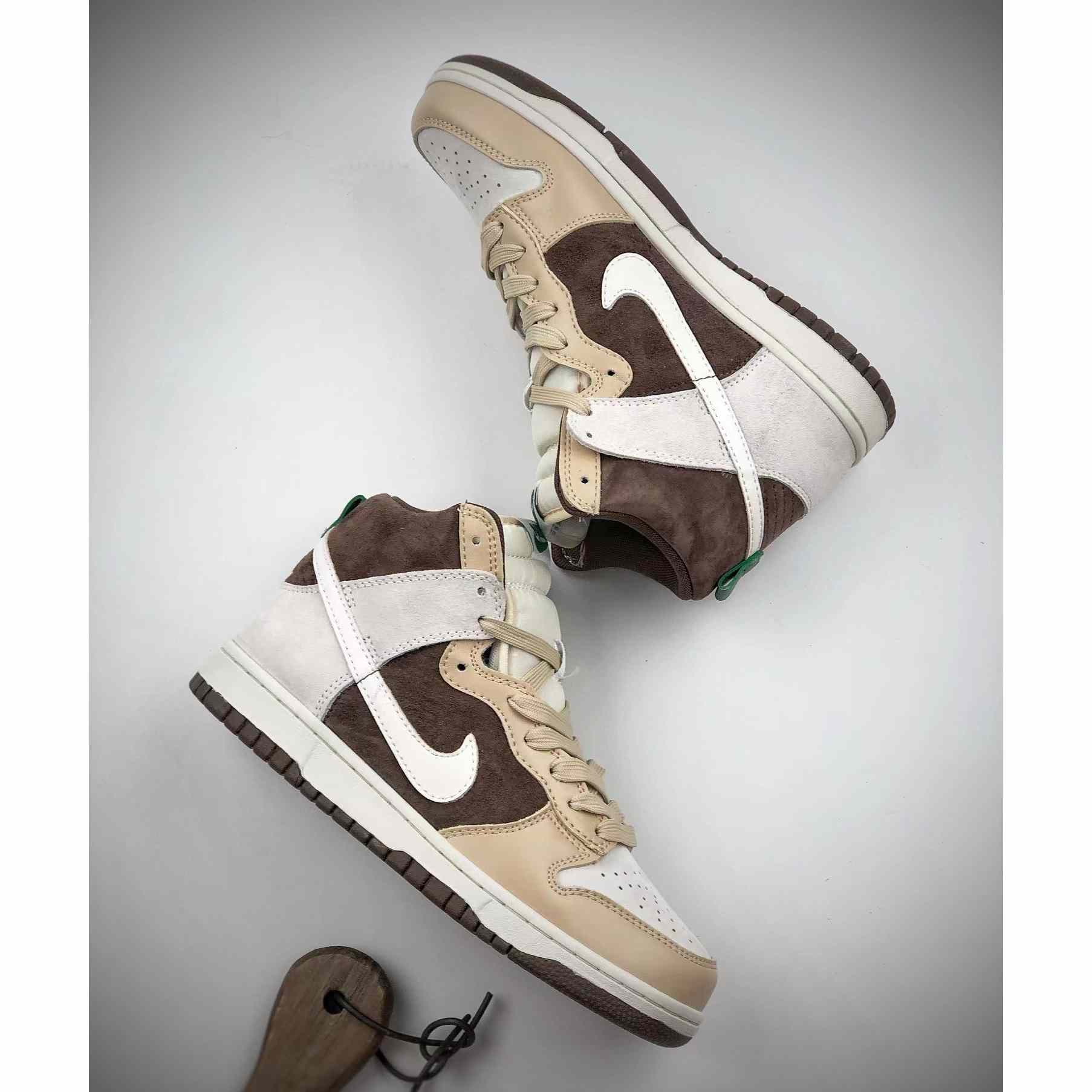 Nike Dunk High "Light Chocolate"Sneakers       DH5348-100 - PerfectKickZ
