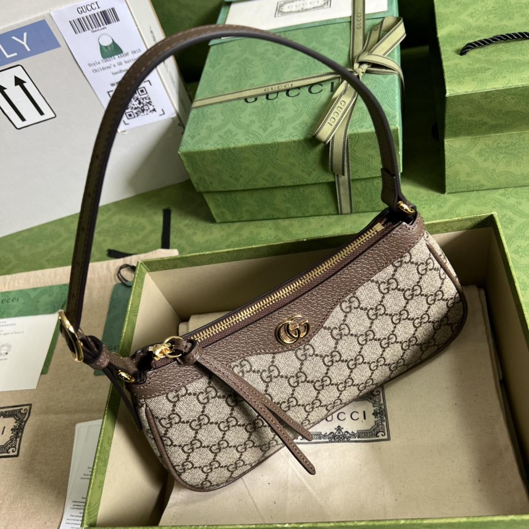 Gucci Ophidia GG Small Handbag(25*15*6.5cm) - PerfectKickZ