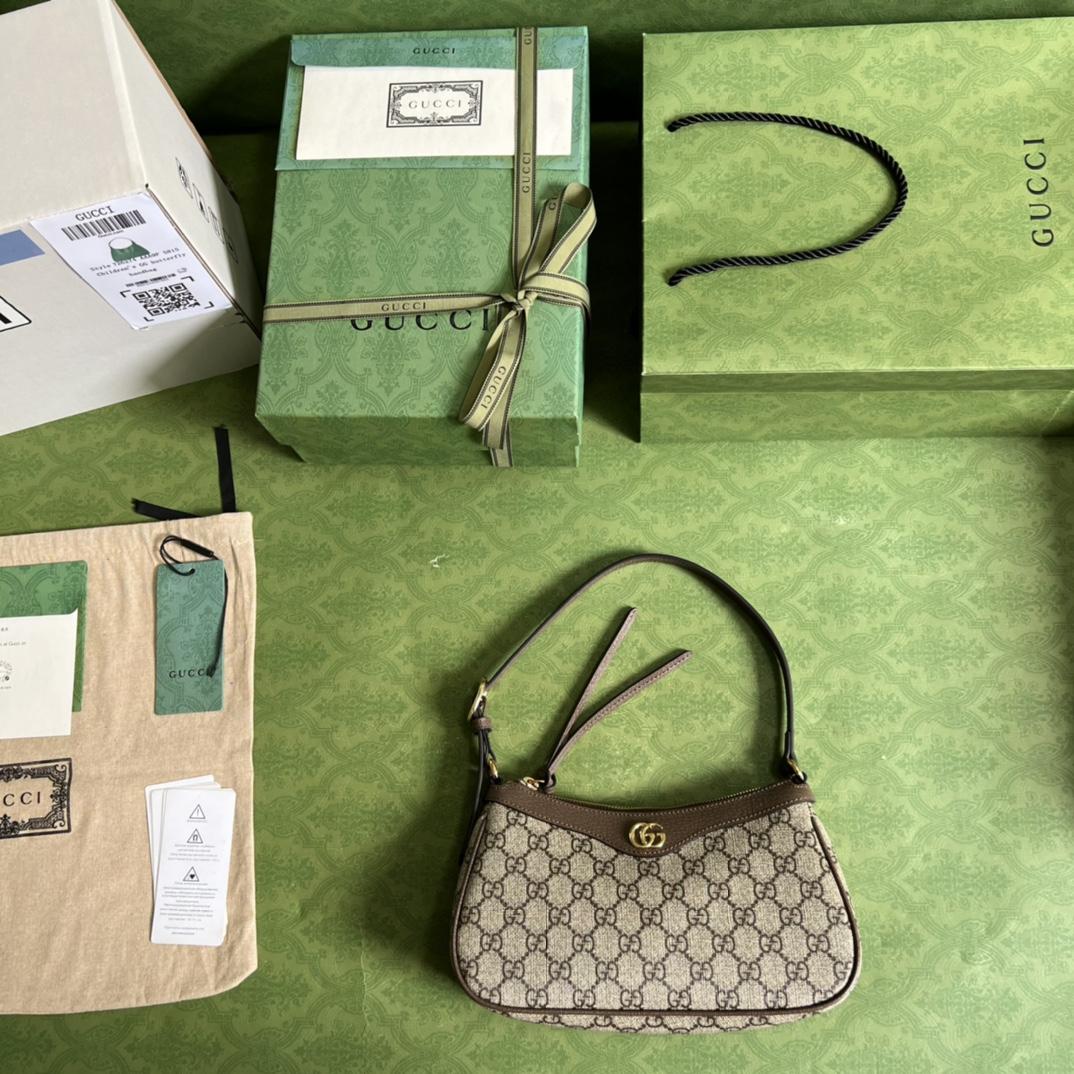 Gucci Ophidia GG Small Handbag(25*15*6.5cm) - PerfectKickZ