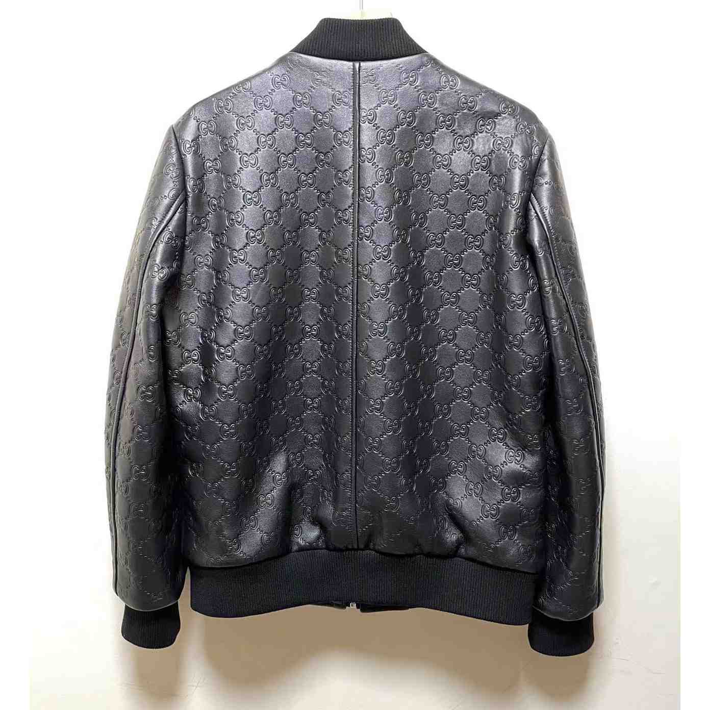 Gucci GG Leather Jacket (Make To Order) - PerfectKickZ