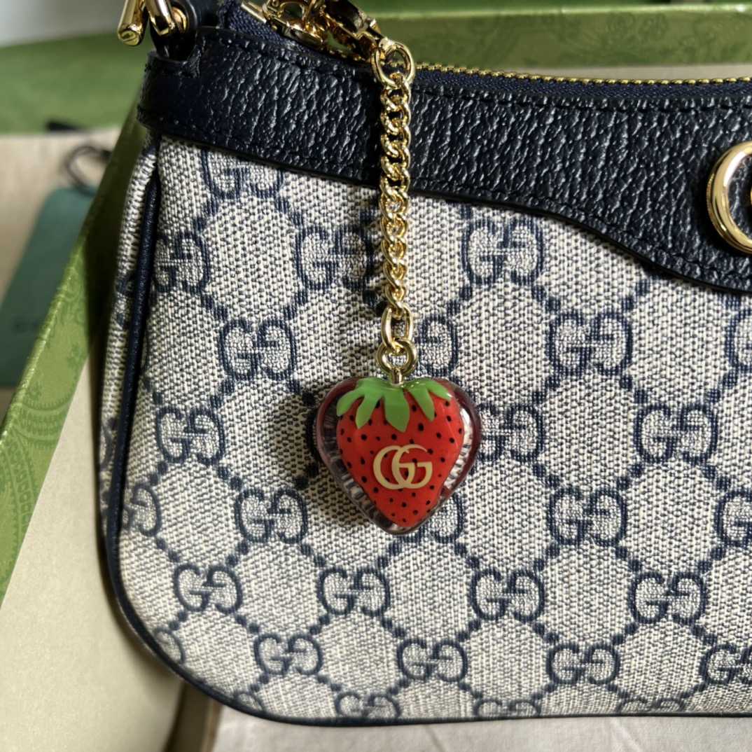 Gucci Ophidia GG Small Handbag(25*15.5*6cm)    - 