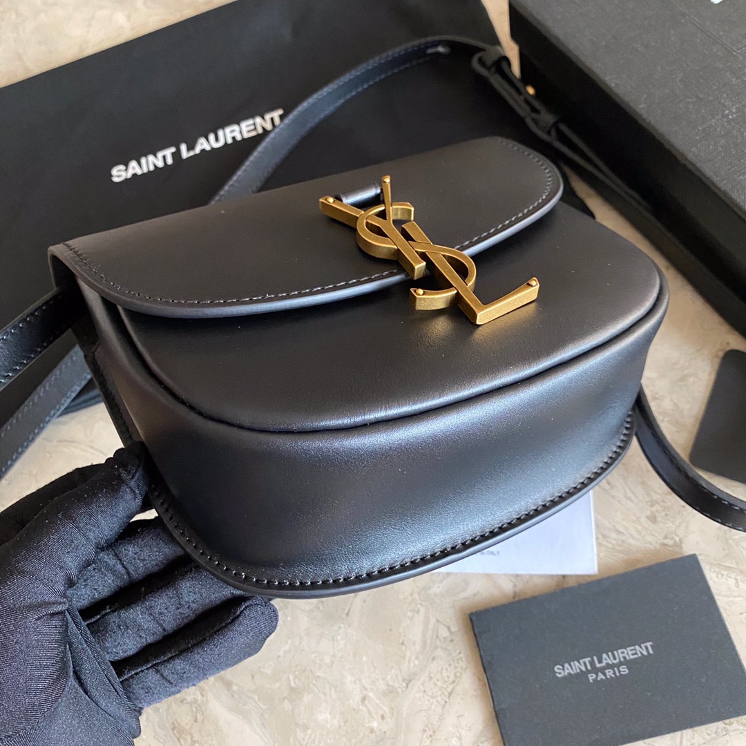 Saint Laurent Kaia Small Satchel In Smooth Leather - PerfectKickZ