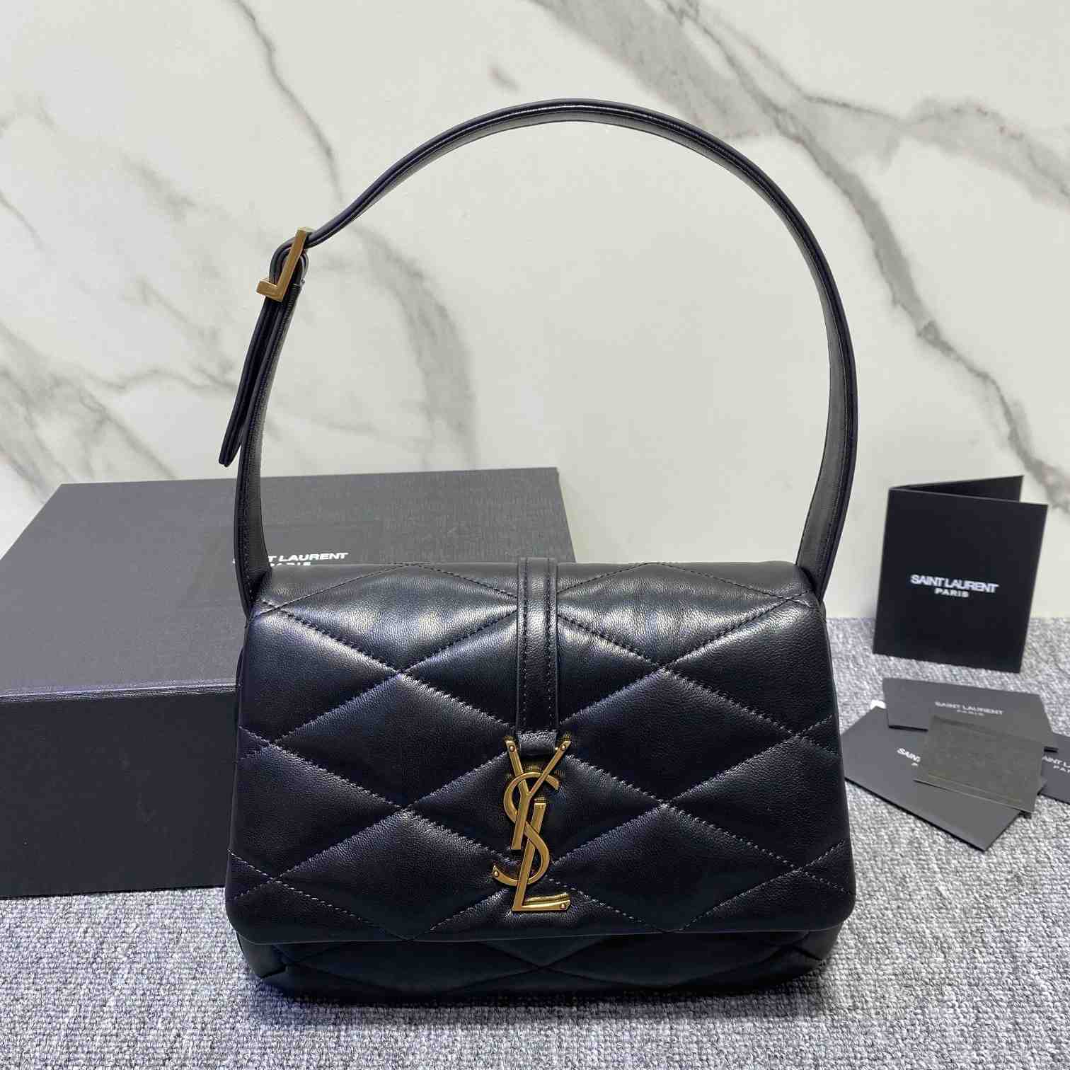 Saint Laurent Le 57 Hobo Bag In Quilted Lambskin - PerfectKickZ