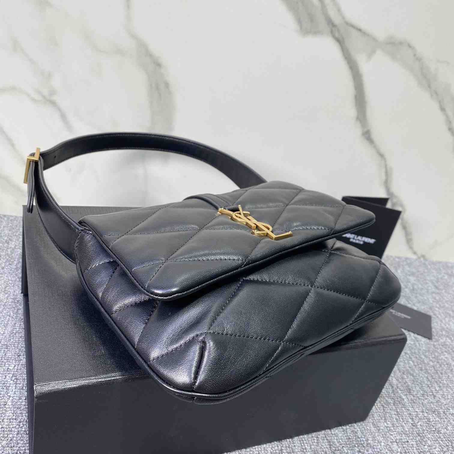 Saint Laurent Le 57 Hobo Bag In Quilted Lambskin - PerfectKickZ