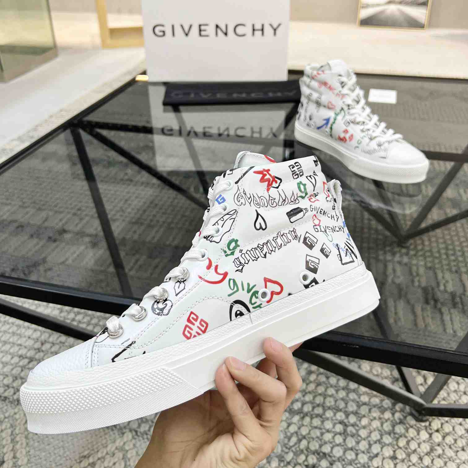 Givenchy City High Top Sneaker - PerfectKickZ
