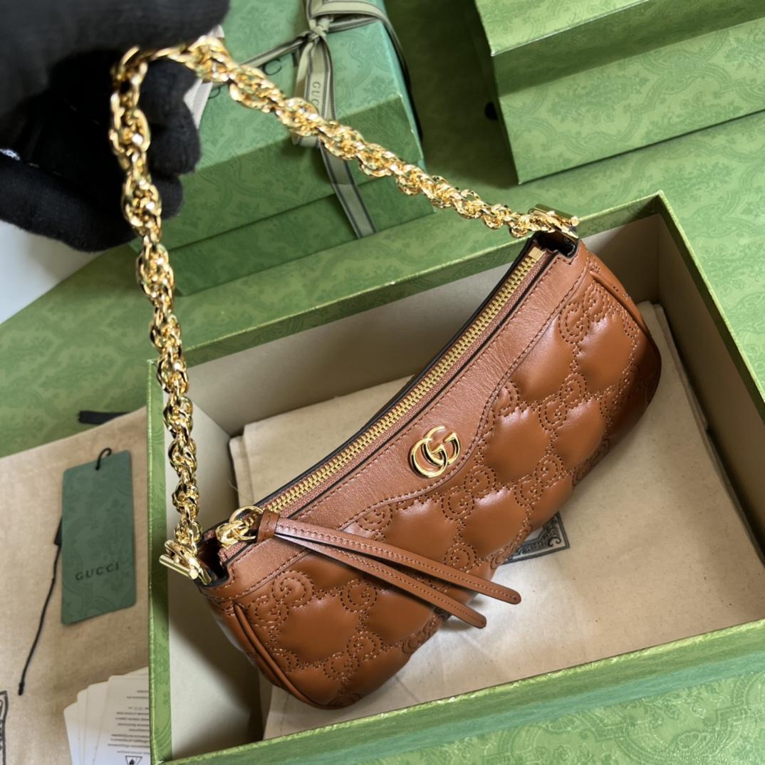 Gucci GG Matelassé Handbag(25-15-8cm) - 