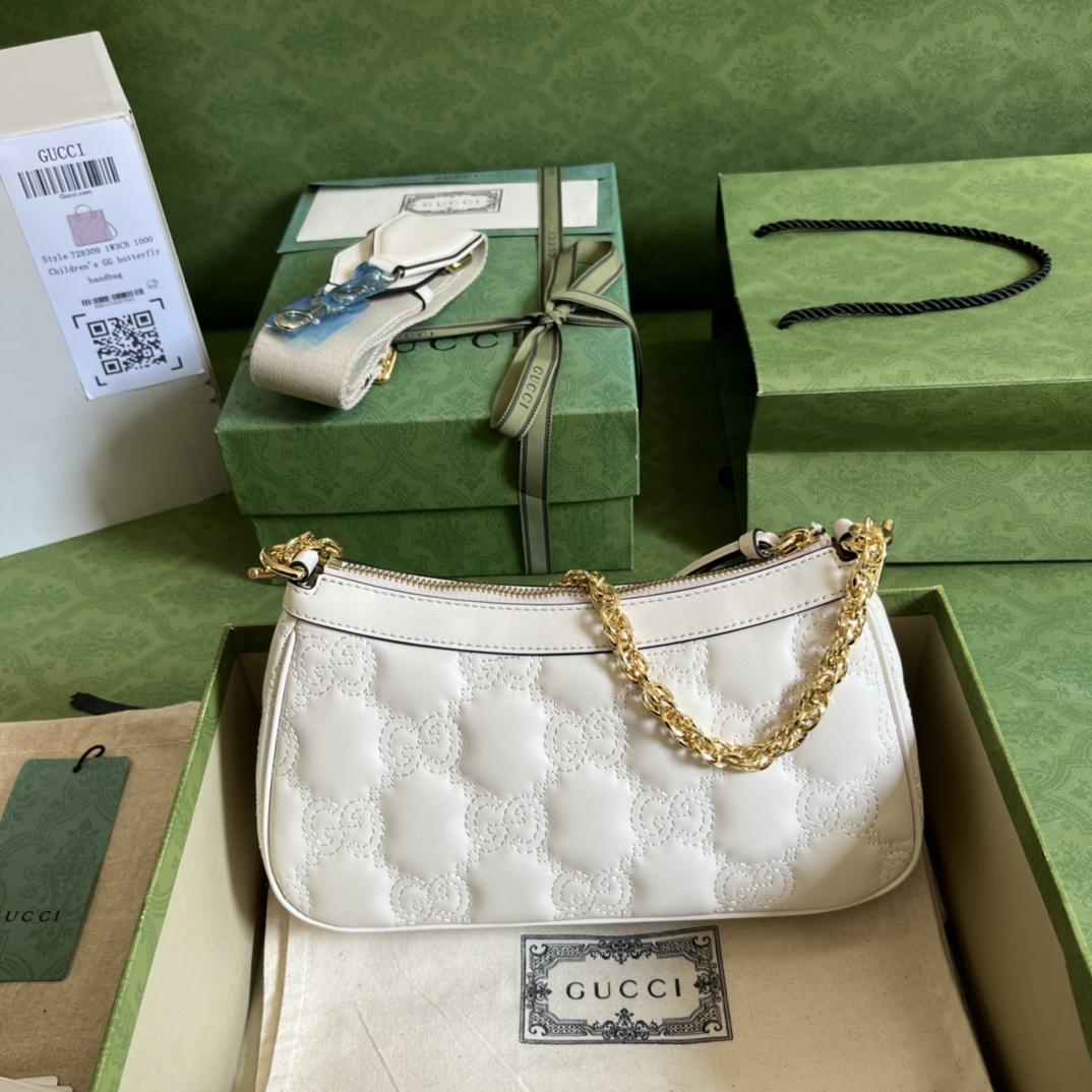 Gucci GG Matelassé Handbag(25-15-8cm) - PerfectKickZ