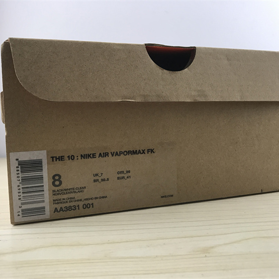 Off-White x Nike Air Vapormax Flyknit 2.0"Black/White" Sneakers    AA3831-100 - 
